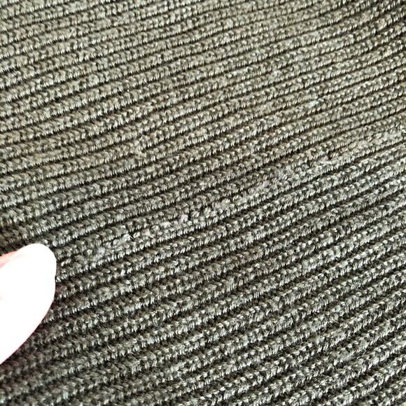 Lululemon Divinity army green ribbed knit poncho sweater size One Size - Picture 7 of 15